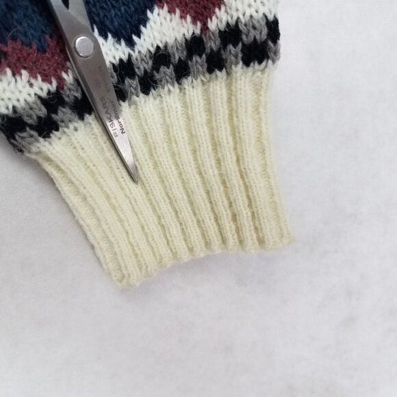 London Fog Men's L Vintage Fair Isle Pullover Knit Sweater - Picture 7 of 8